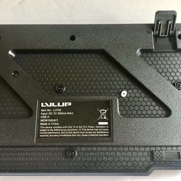 LVLUP LU745 PRO Computer Gaming Kit Headphones, Mouse, Keyboard Bundle Set - Picture 15 of 16